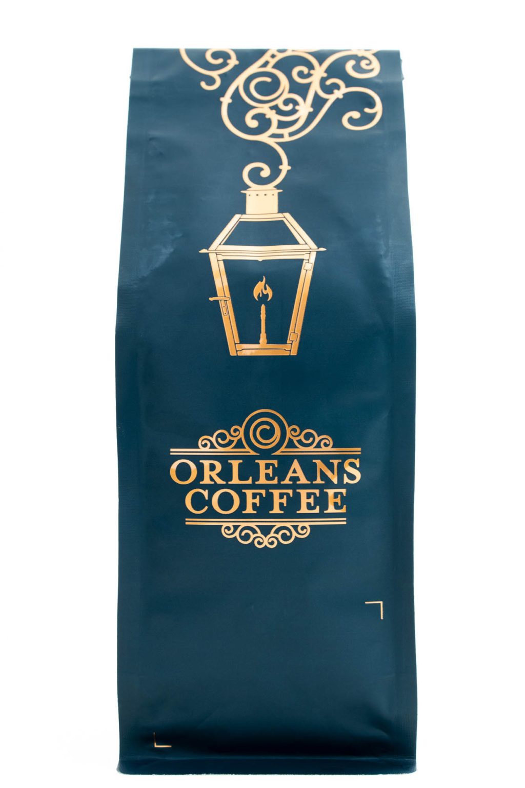 Front of Orleans Coffee bag