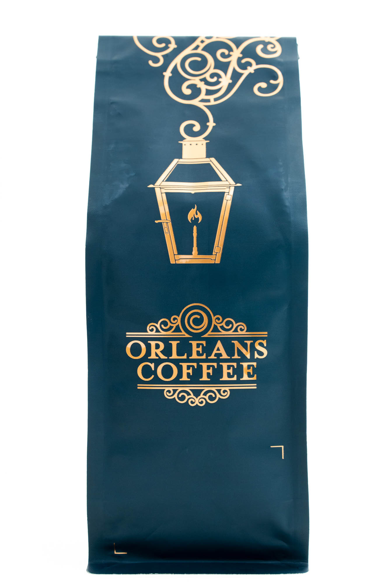 Front of Orleans Coffee bag