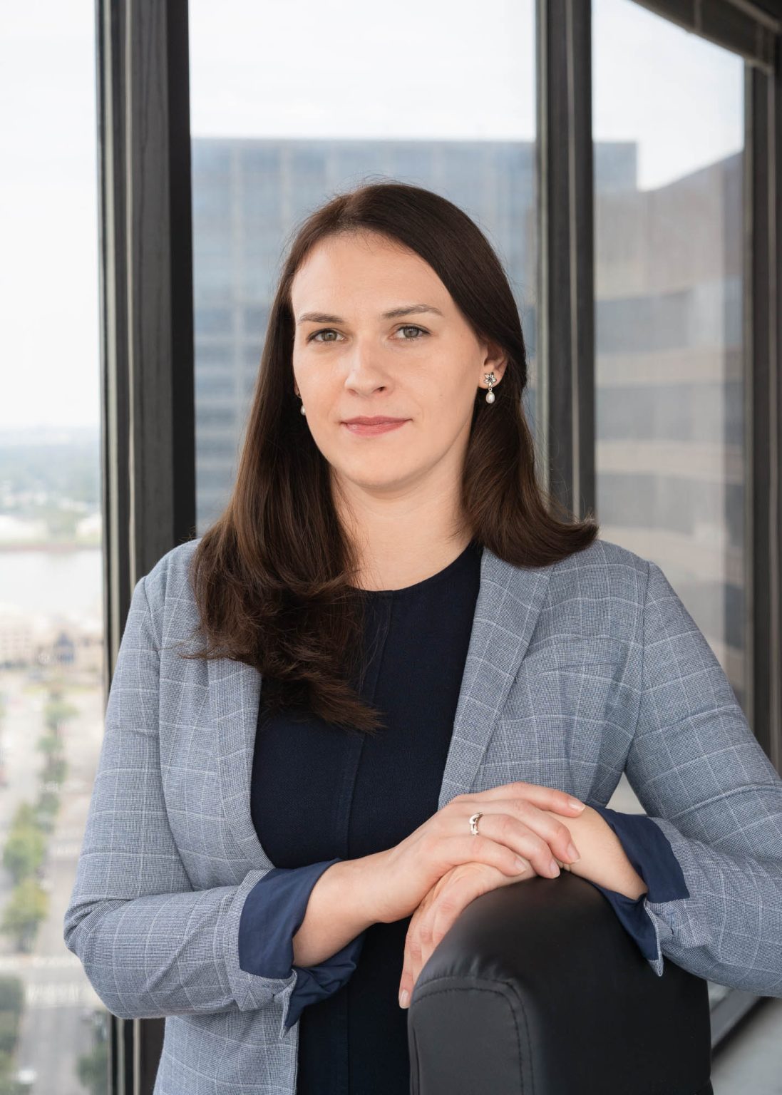 Portrait of a lawyer in her office in the CBD of New Orleans