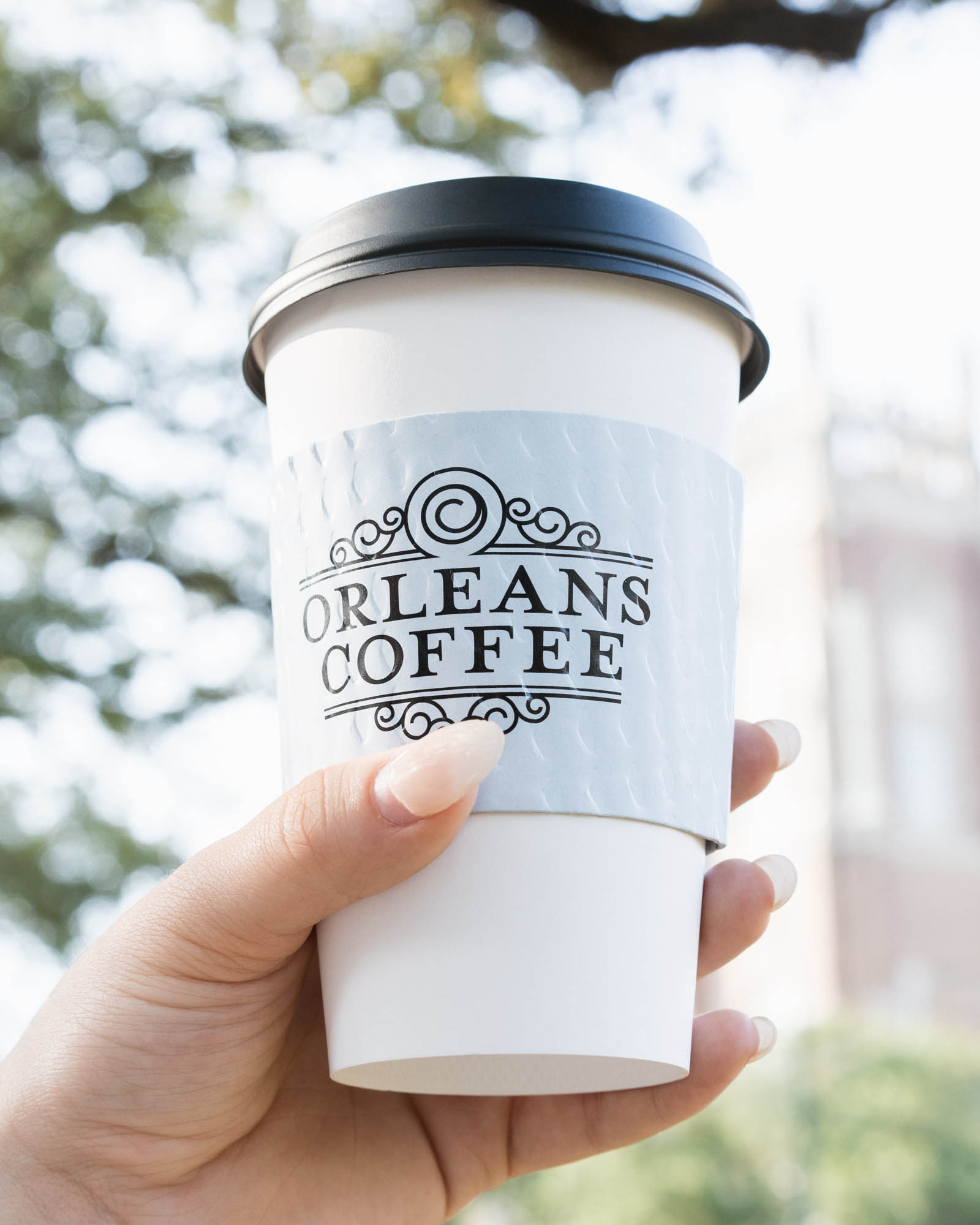 Orleans Coffee to-go cup