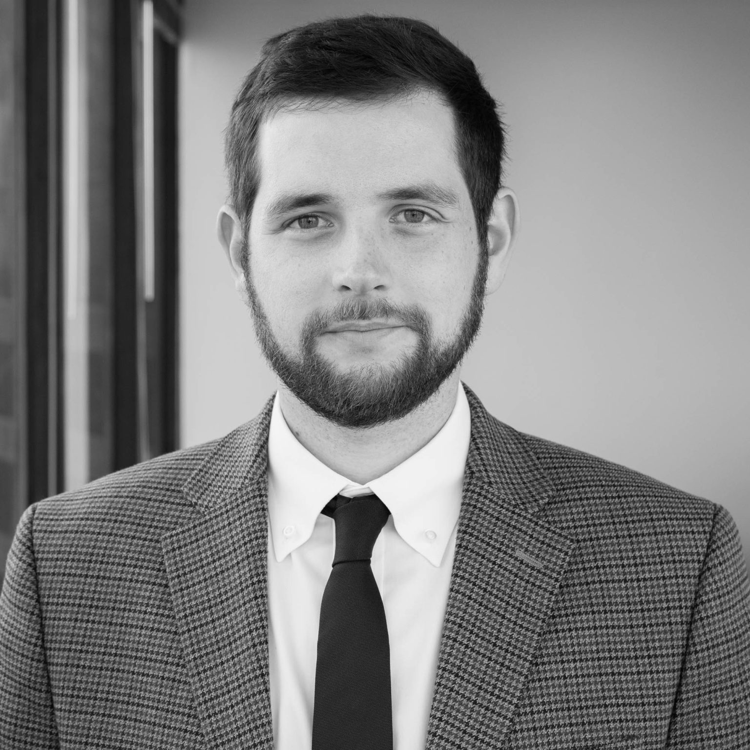 Lawyer headshot photo in Downtown New Orleans office