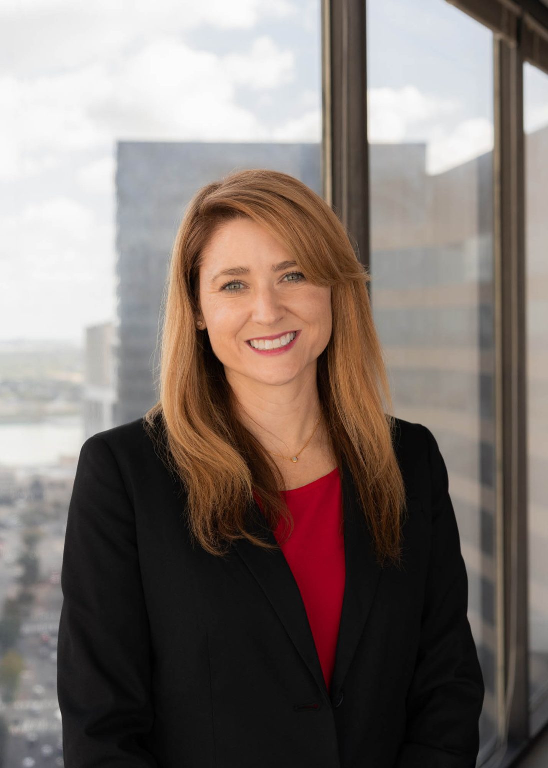 Portrait of lawyer in her New Orleans office