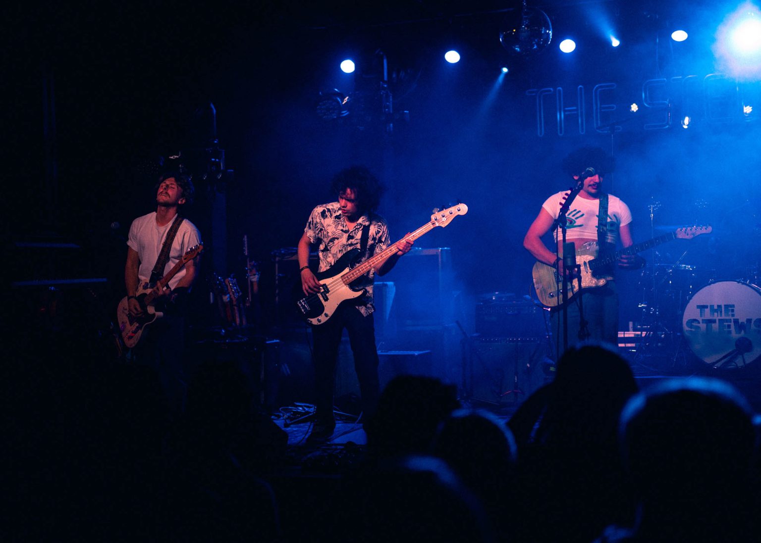 Hotel Burgundy members live on stage in Baton Rouge