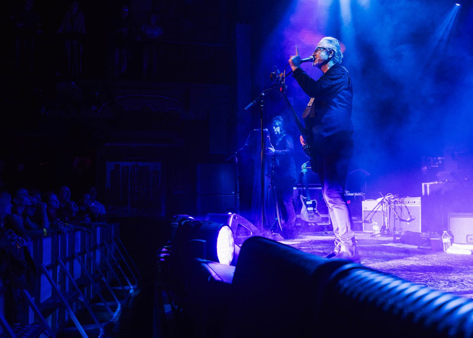 Lead singer on stage at House of Blues